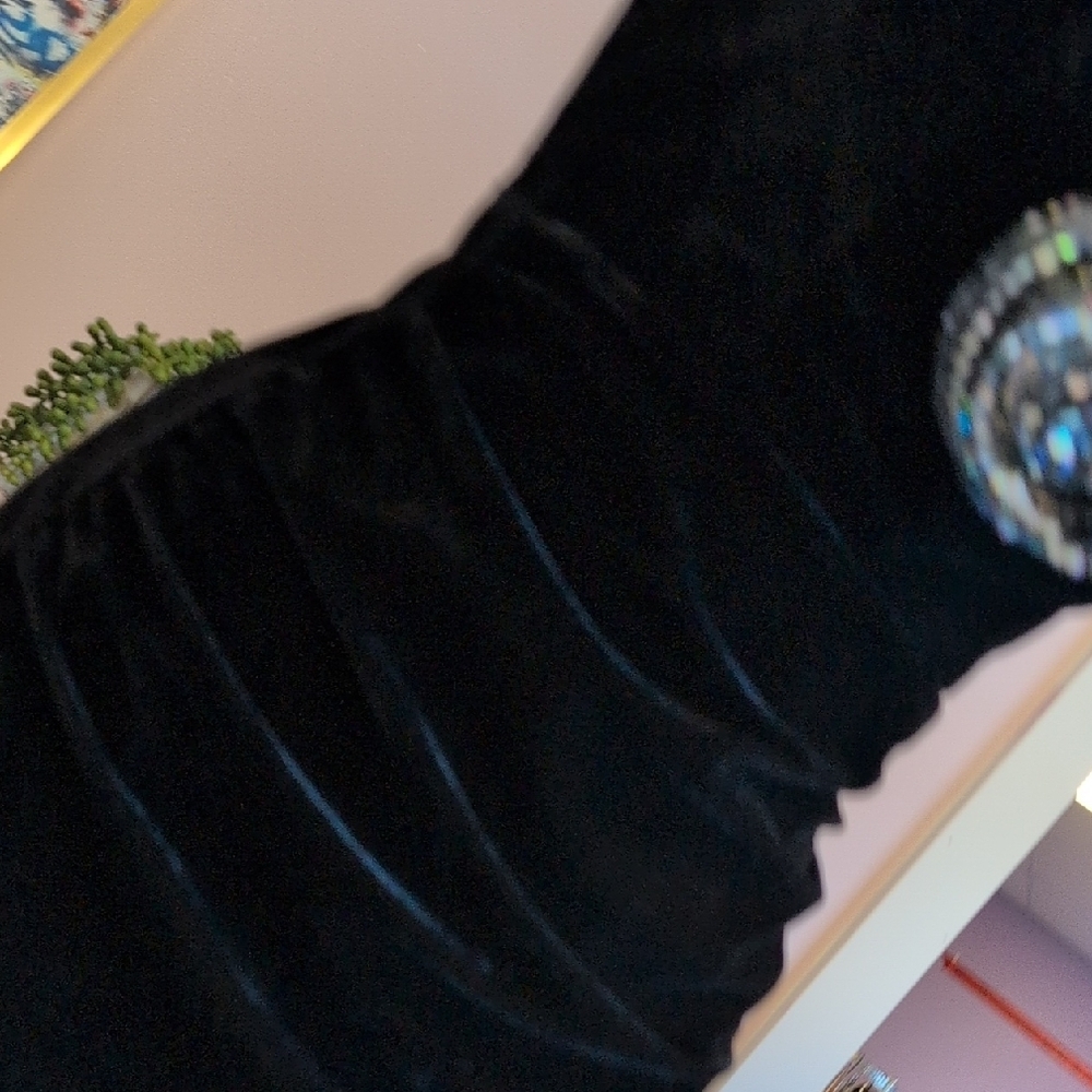 Honey and Rosie Black Dress with Sequin Accents - Picture 7 of 13